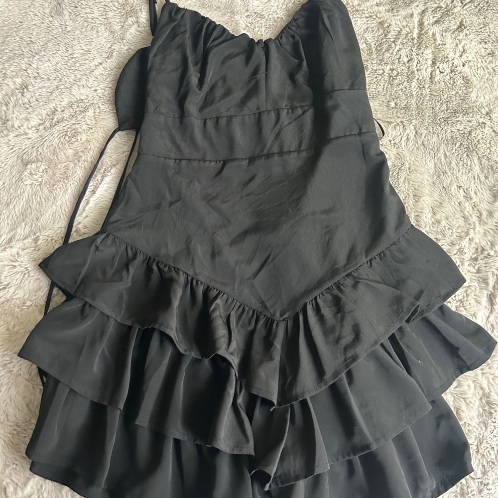Forever 21 Black Backless Dress